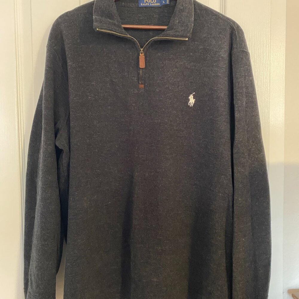 Polo Grey Quarter Zip